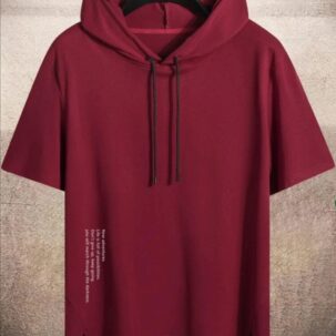 Mens Dip Hooded T-shirt