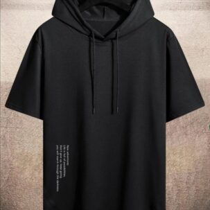 Mens Dip Hooded T-shirt