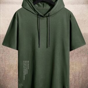 Mens Dip Hooded T-shirt