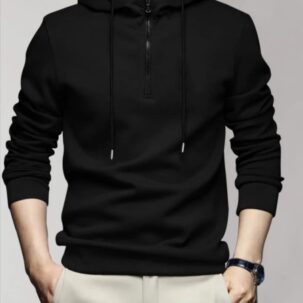 Mens Half Zip Hoodie